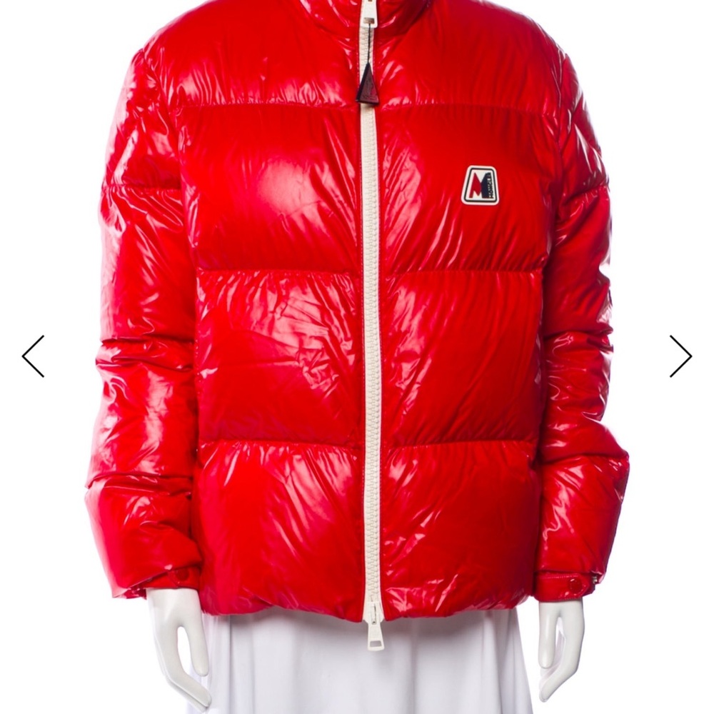 Moncler Red Puffer Jacket